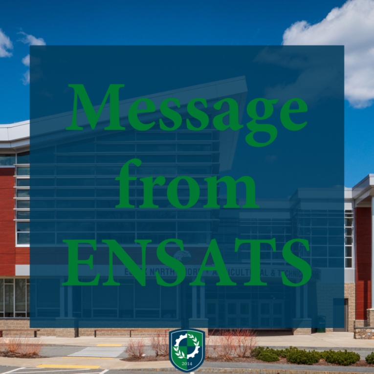 Message from ENSATS 11/9/2023